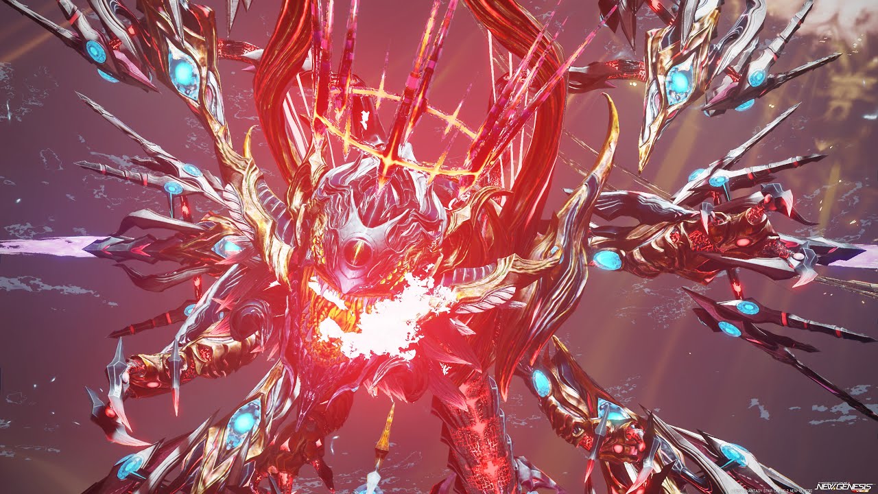 【PSO2:NGS】星蝕の狂流 深禍のダークファルス・ヴァエル  8:24 Ra/Sl視点