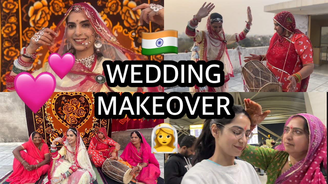👰‍♀️Я СТАЛА РАДЖАСТАНСКОЙ НЕВЕСТОЙ💕 | свадебный макияж