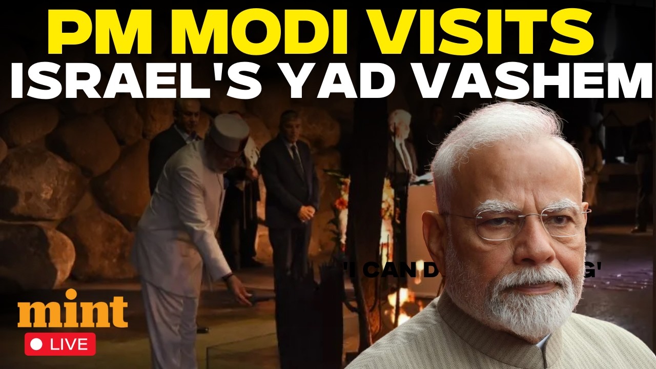 PM Modi Israel Visit LIVE | PM Modi Visits Israel's Yad Vashem to Honor Holocaust Victims