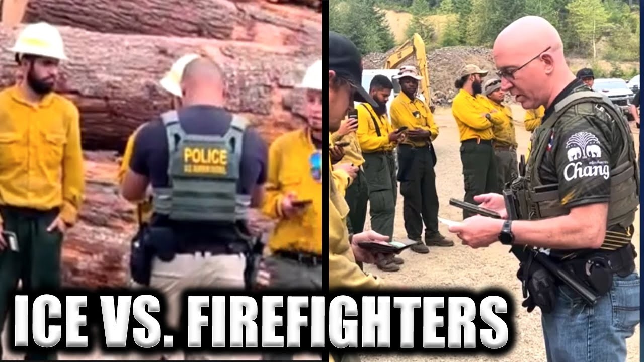 ICE Stops Fire Crews Mid Blaze As Trump Burns America's Soul