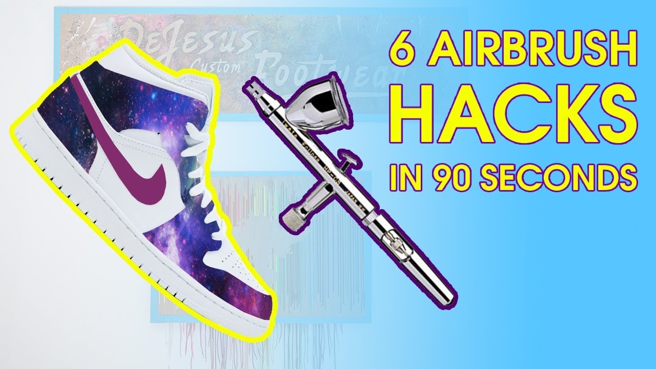 AIRBRUSH TIPS EVERY SNEAKER CUSTOMIZER SHOULD KNOW!!!