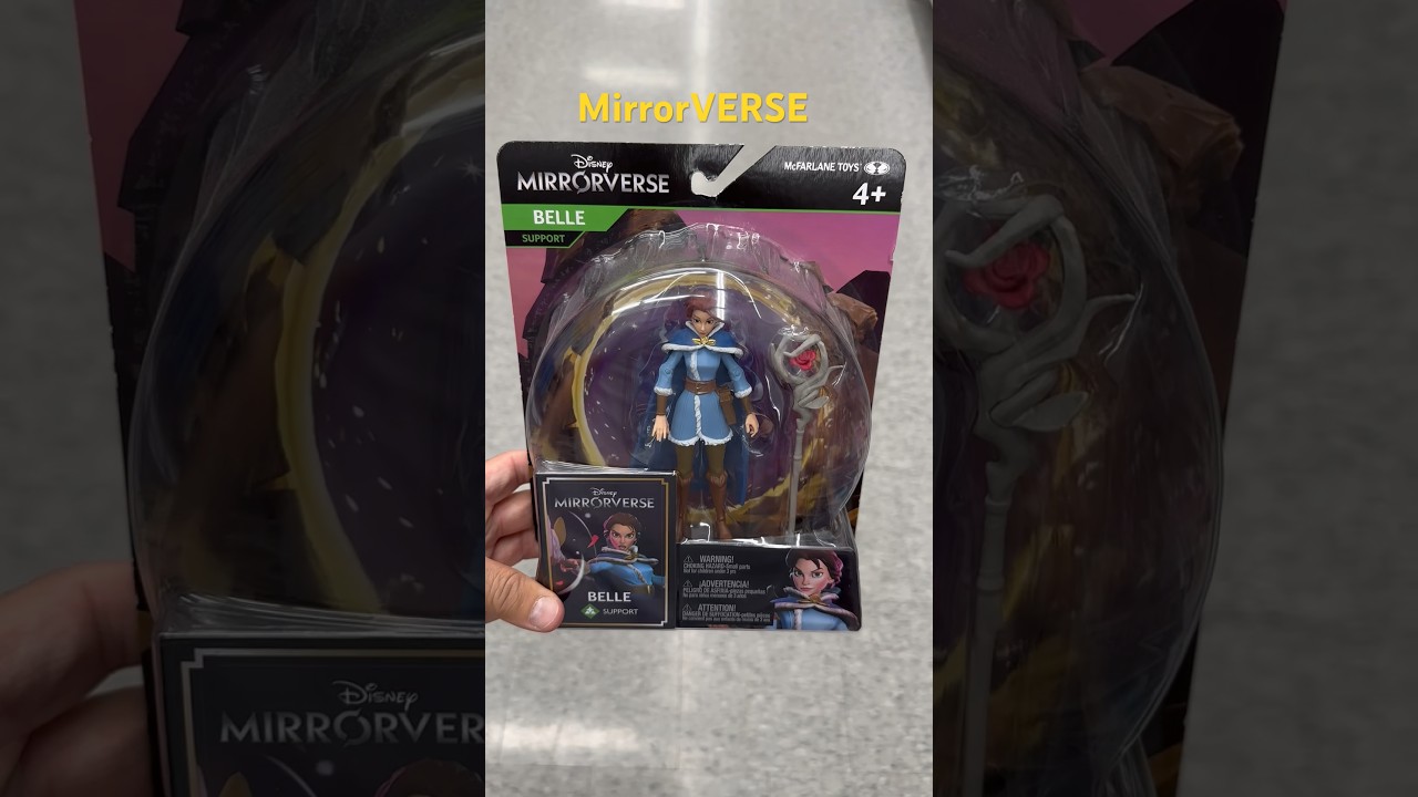 BELLE #mirrorverse #disney #beautyandthebeast #mcfarlanetoys #mcfarlanecollector #dollarstorefinds