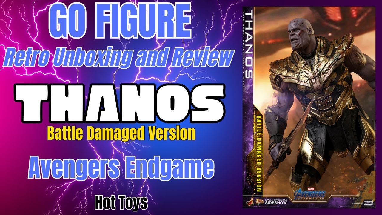 HOT TOYS THANOS AVENGERS ENDGAME BATTLE DAMAGED VERSION 1/6 scale figure unboxing and review