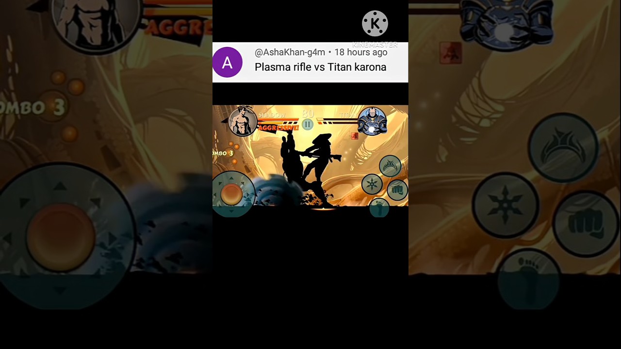 Plasma Rifle vs Titan ⚡| The Ultimate Power Battle 🔥 | Shadow Fight 2 