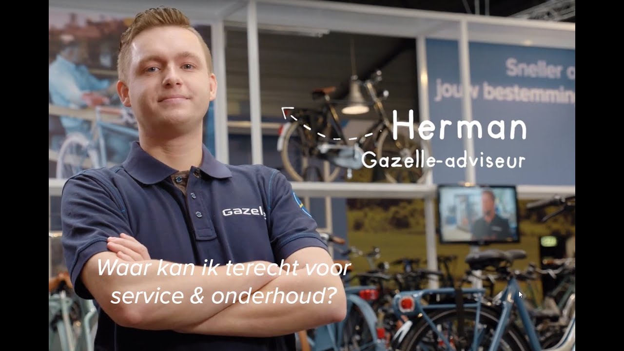 Waar kan ik terecht voor advies, onderhoud en reparaties voor mijn fiets? Gazelle