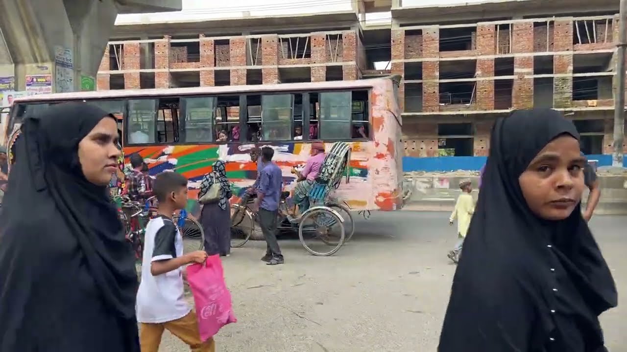 Bangladeshi 4K Walking Tour TSP Residential Colony, Halishahar, Chittagong 2023
