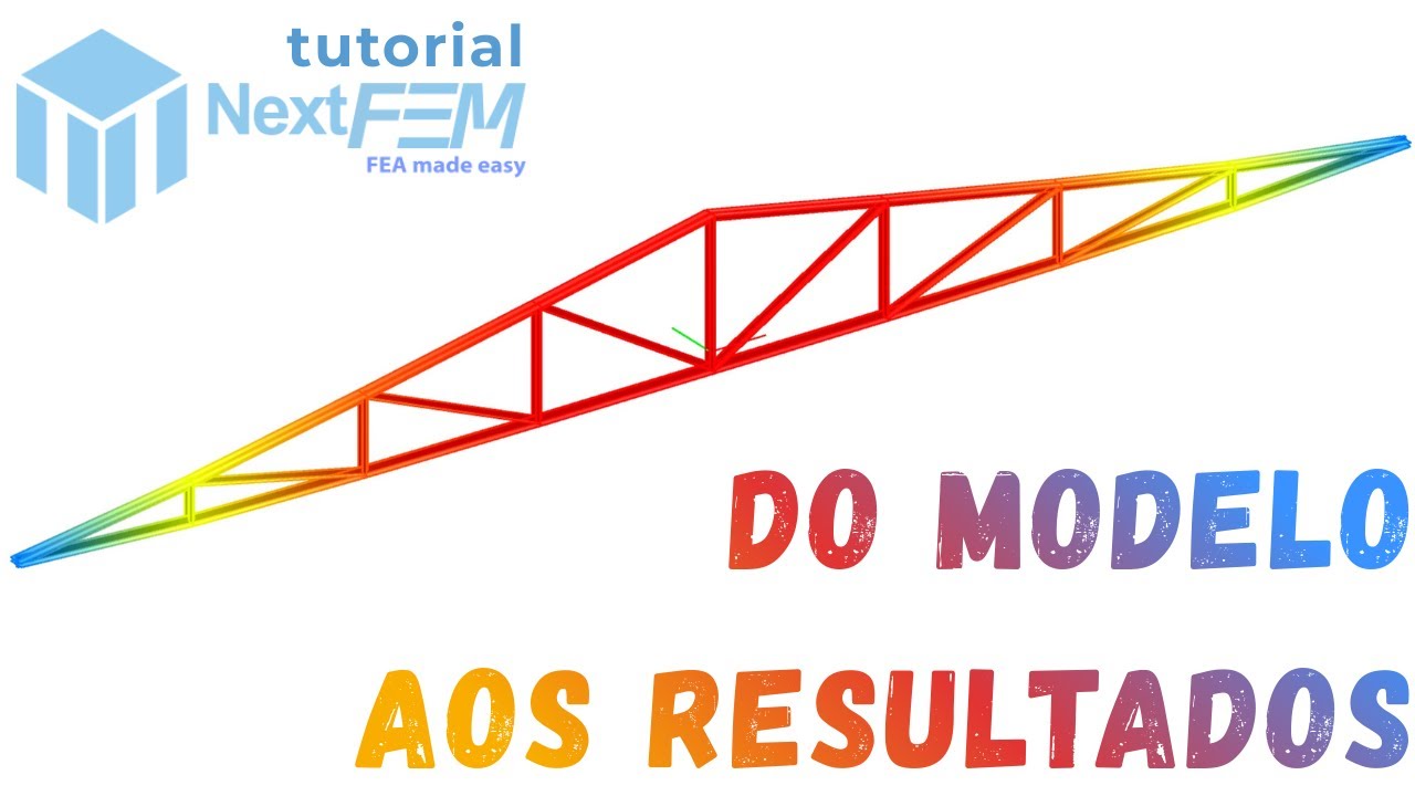 NextFEM - Treliças planas | Modelagem, combinações, grupos e extração de resultados