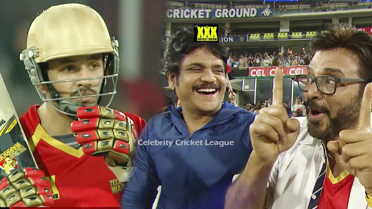 Akkineni Nagarjuna Priceless Reactions After Akhil's Massive Sixer