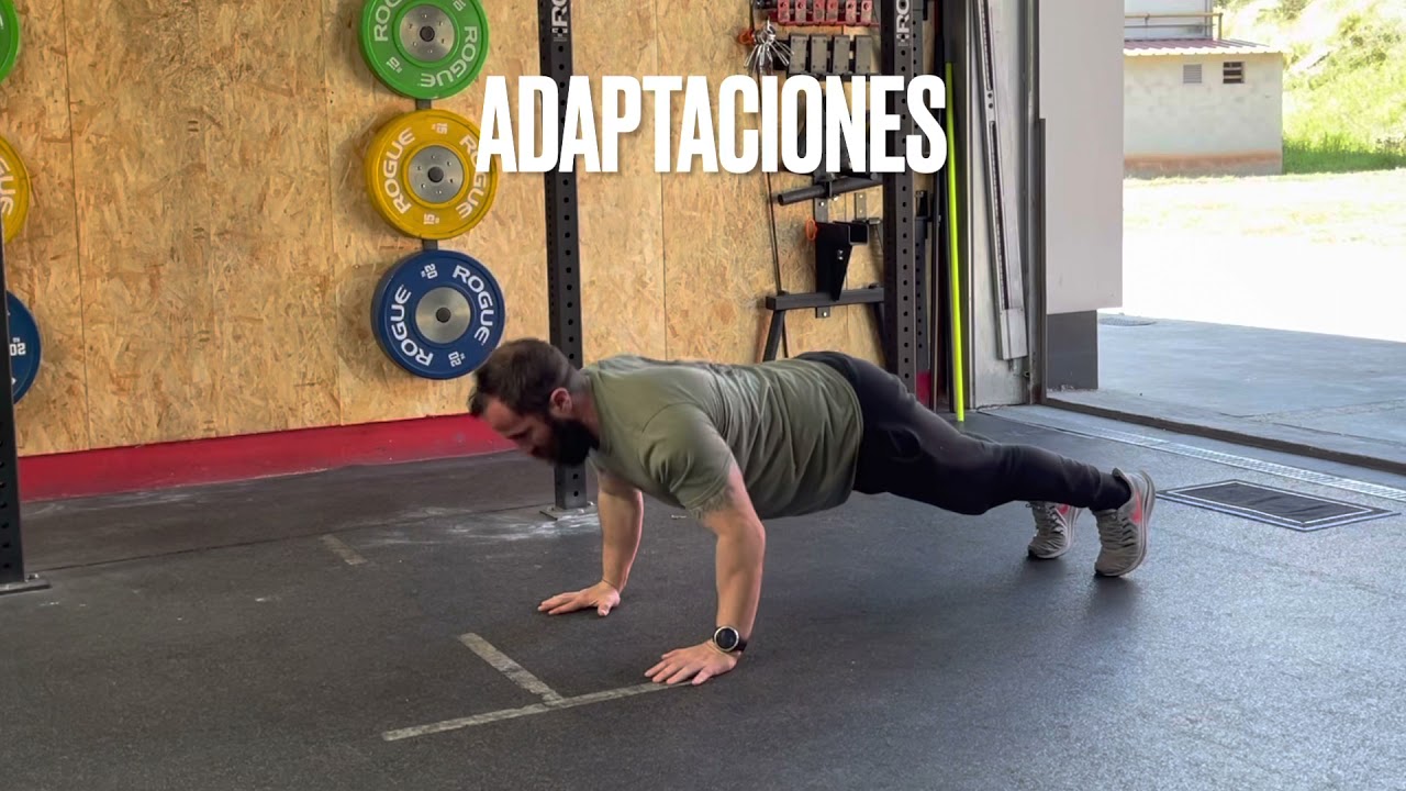 CLAPPING PUSH UPS ( Flexiones con palmada y adaptaciones ) POTENCIA