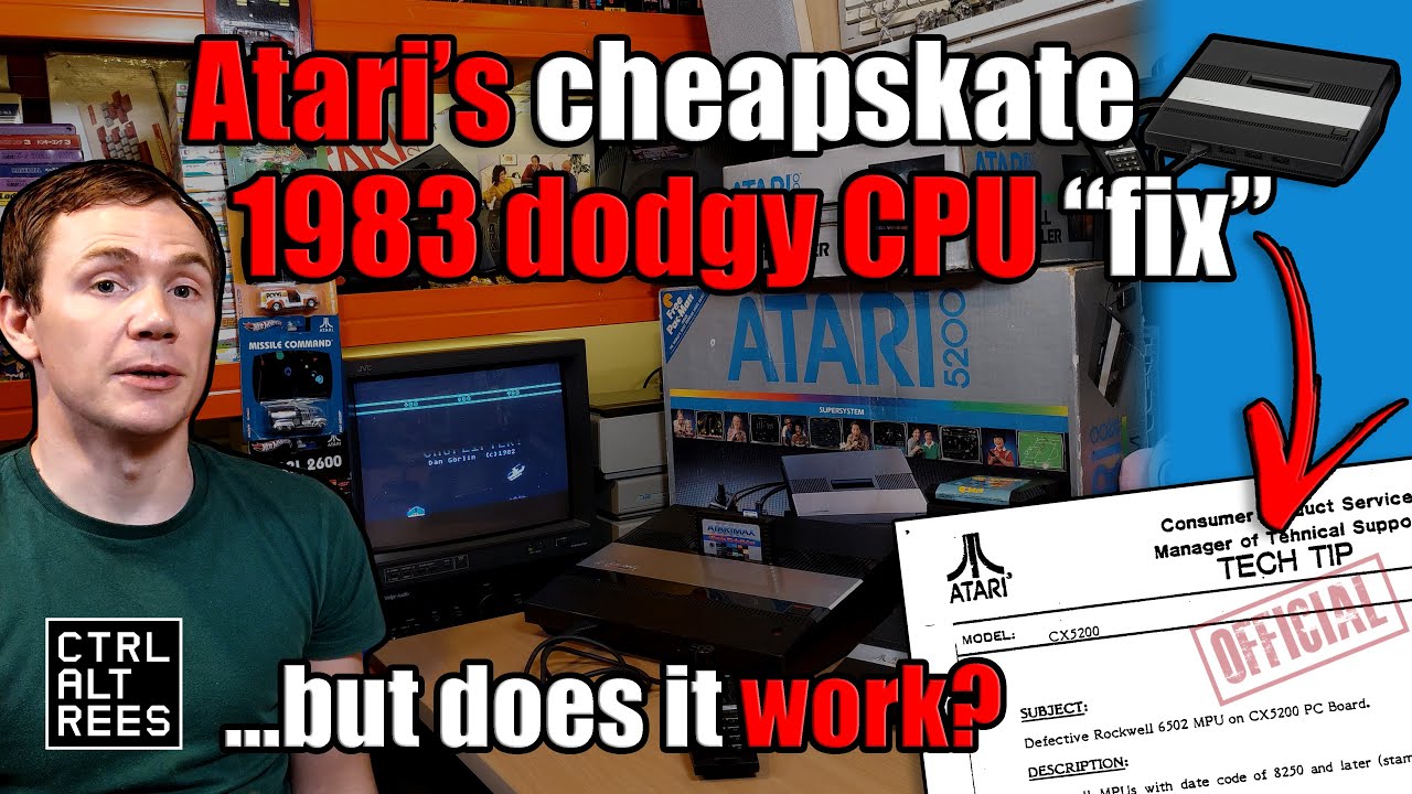 I Tried An Official Atari 5200 CPU 