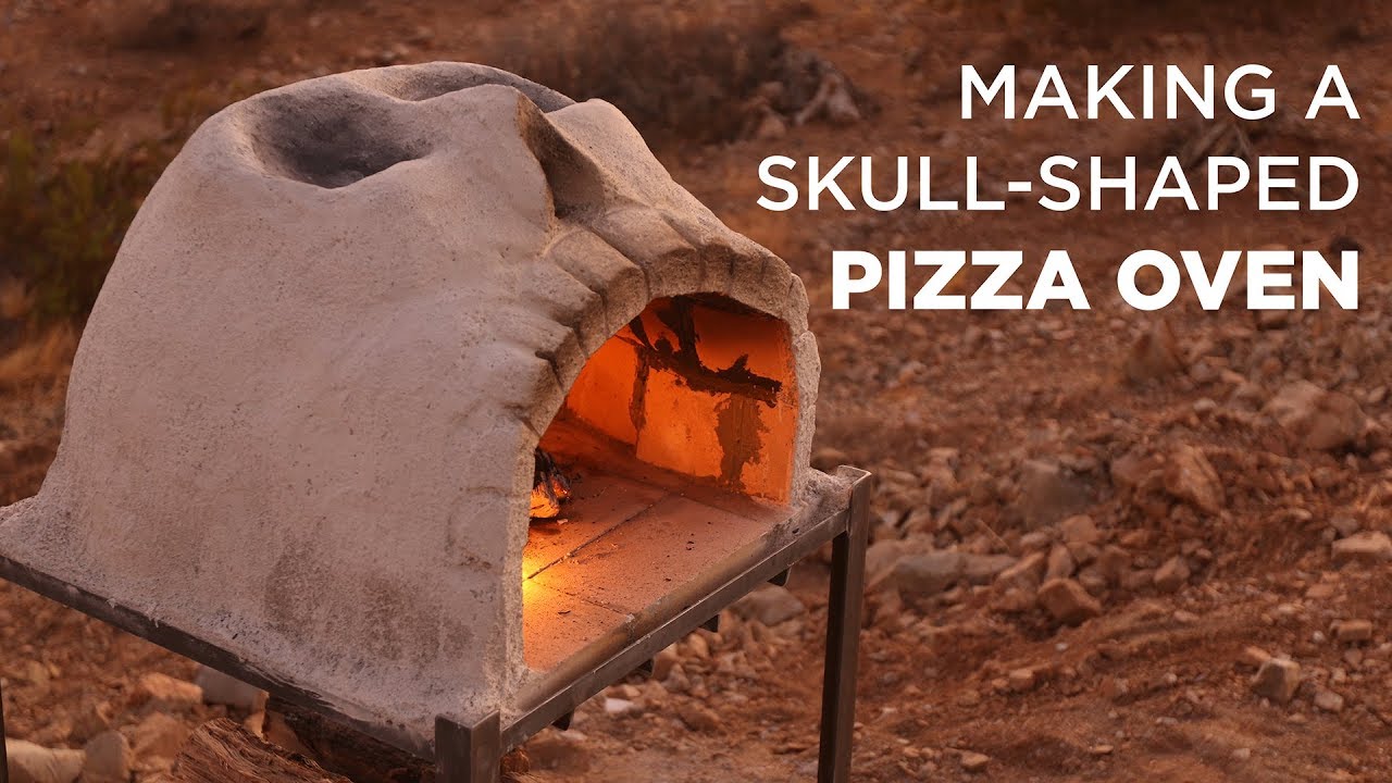Making a Skull-Shaped Pizza Oven