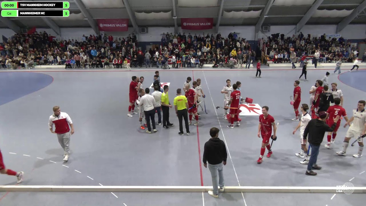 1. Hallenhockey-Bundesliga Herren TSV Mannheim Hockey vs. Mannheimer HC
