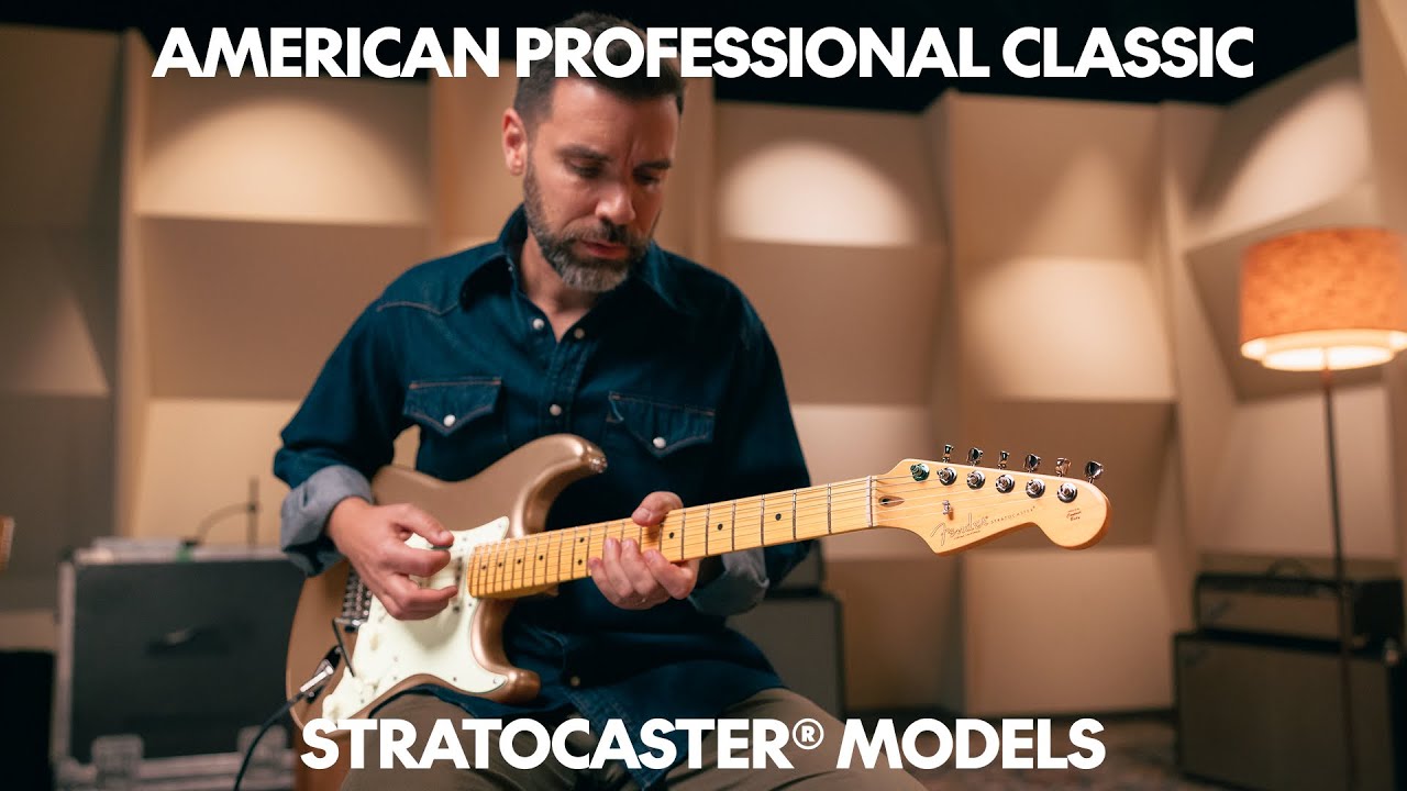 Знакомство с американскими профессиональными классическими моделями Stratocaster | Fender