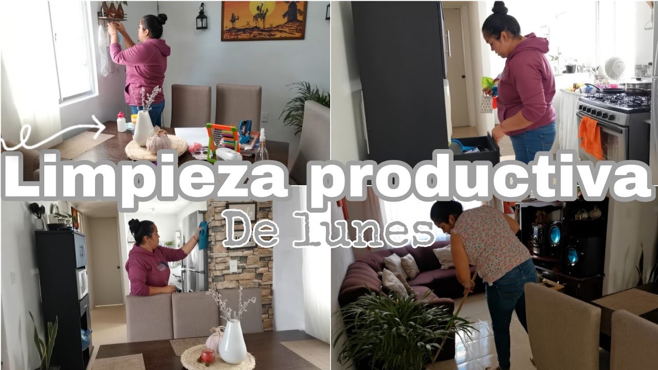 ✅Rutina de limpieza de lunes / Departamento pequeño de infonavit /#amadecasa #hogar #vlog