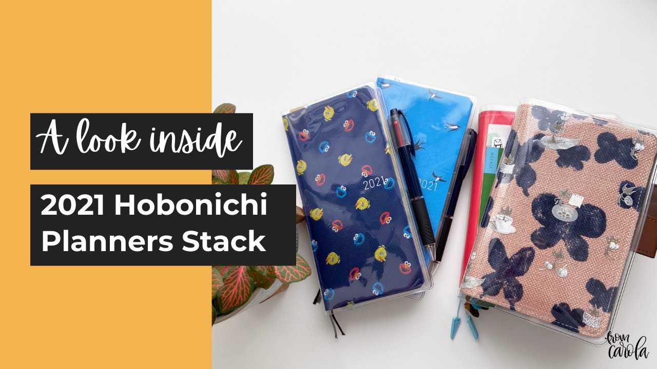 My 2021 Hobonichi Planner Stack