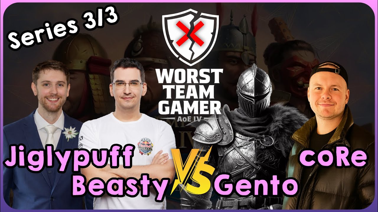Worst Team Gamer $500 2v2 Tournament - Series 3 | Beasty / coRe / Jiglypuff / Gento | The Noob Cast