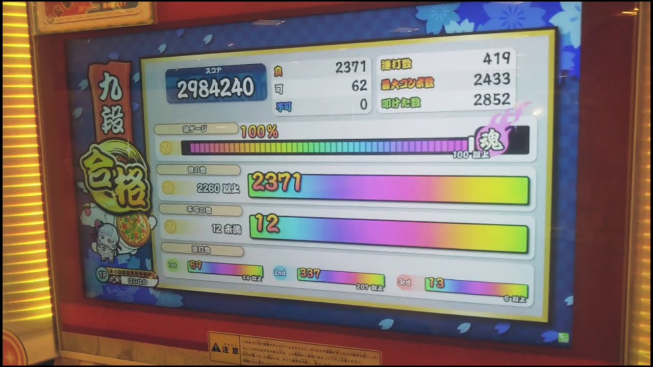 ニジイロ九段金合格(フルコン)