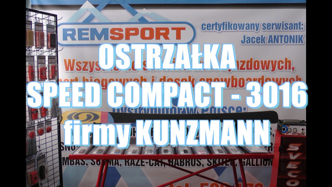 Ostrzałka narciarsko-snowboardowa Speed Compact KUNZMANN - 3016