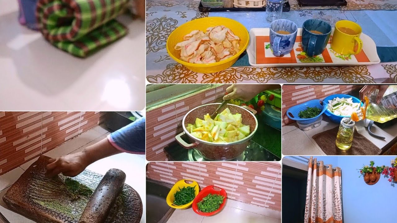 মায়ের বাসা থেকে এসে পরিষ্কার-পরিচ্ছন্ন কাজগুলো শুরু করলাম