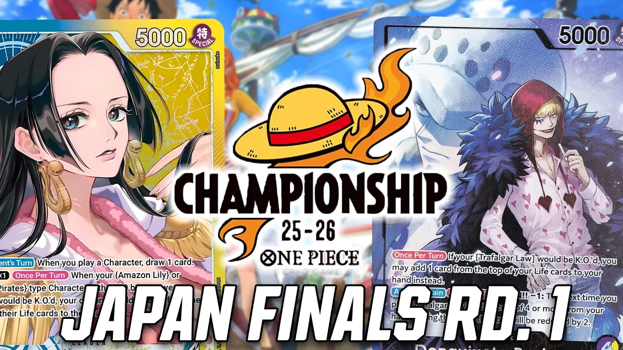 [EB04] OP12 Rosinante vs OP14 Boa | Japan Finals Swiss Round 1 One Piece Trading Card Game
