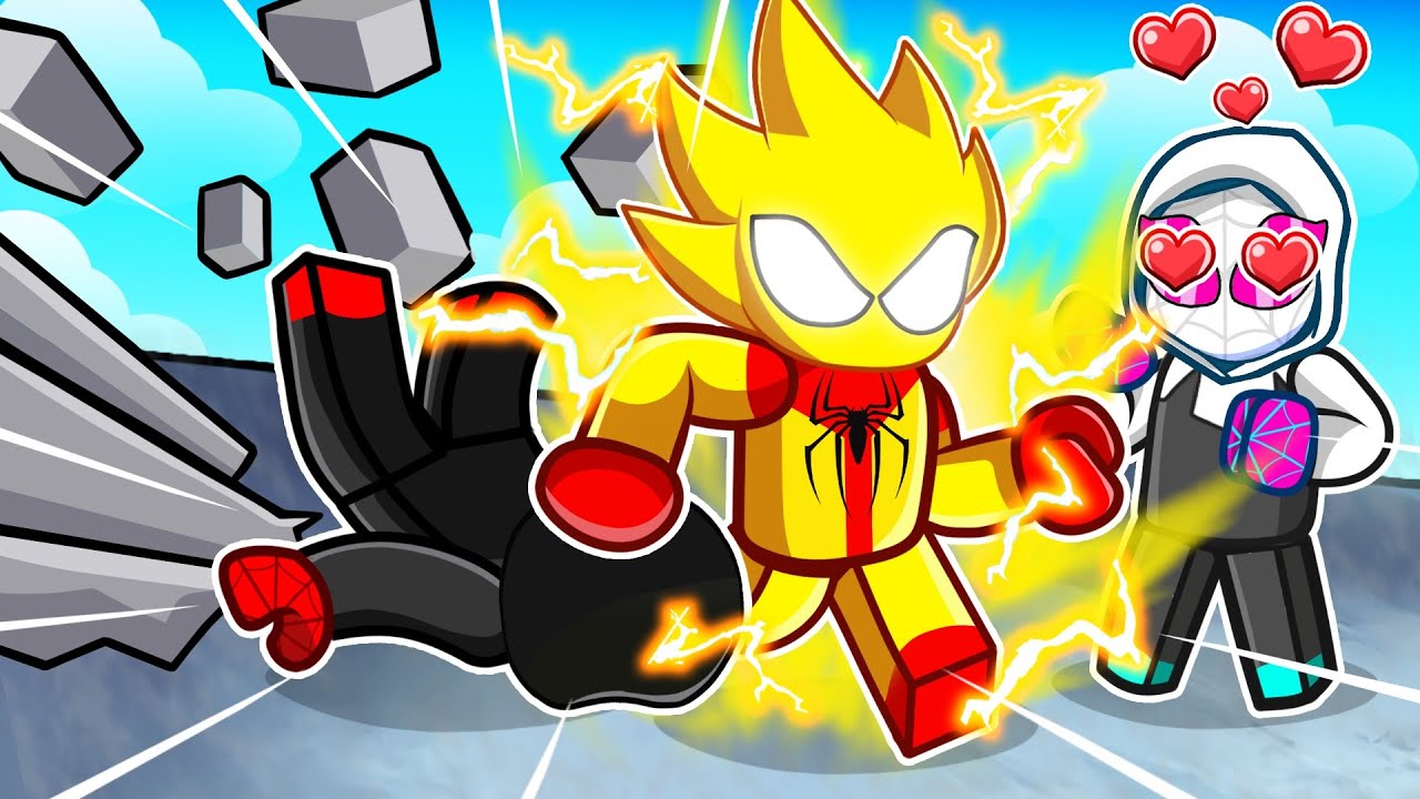 I Became SUPER SPIDEY to GET my GIRLFRIEND BACK in Roblox Strongest Battlegrounds.....