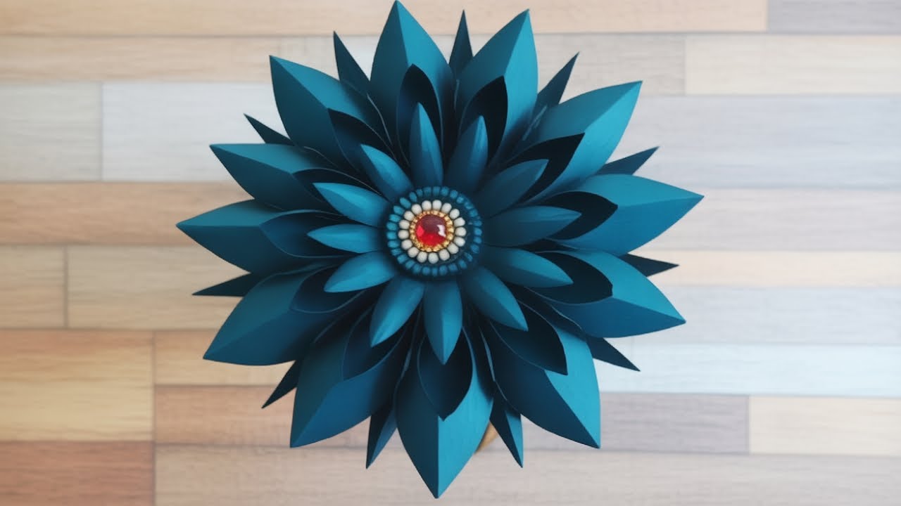 3D Snowflake Making with Paper: DIY Christmas Crafts