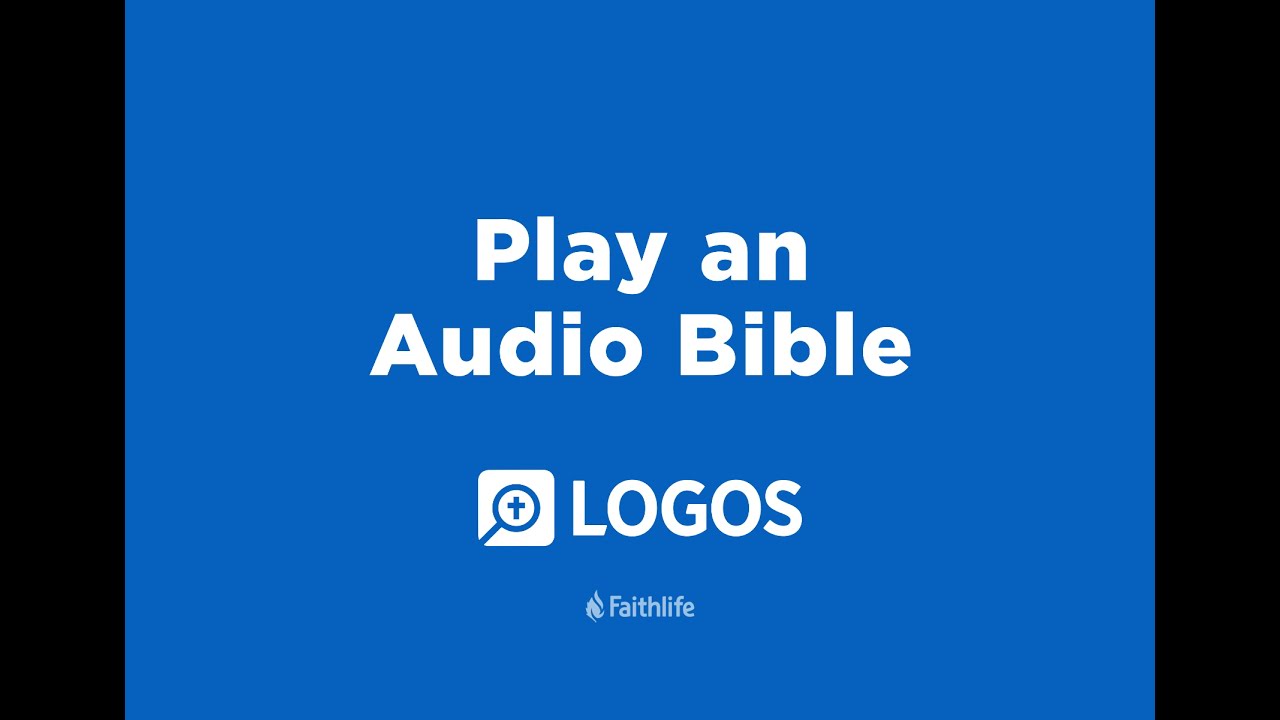 Play an Audio Bible