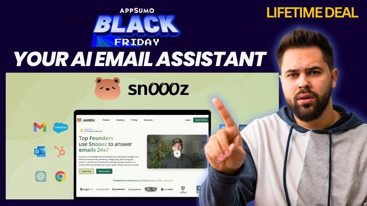 Snoooz - AppSumo Black Friday 2025 - Automate Personalized Out-of-office Emails with AI