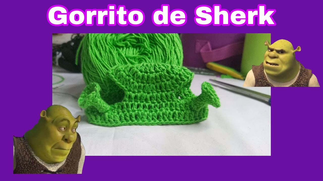 Gorrito de Shrek para gatito y SORTEO!🥳🥳🤩🤩