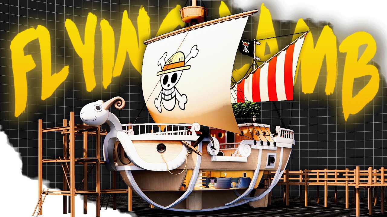 Was finden wir im INNEREN der FLYING LAMB aus ONE PIECE?