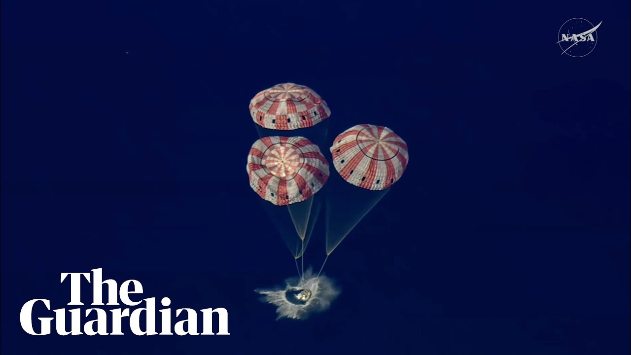 Orion splashes down after Artemis II 10-day mission around the moon &ndash; watch live
