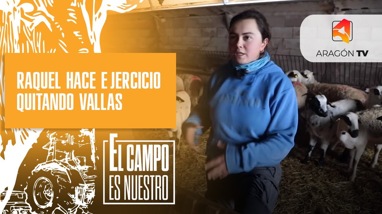 Raquel hace ejercicio quitando vallas