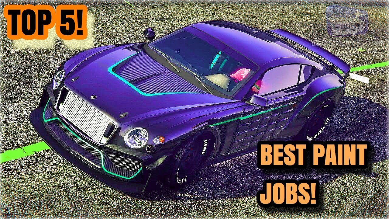 TOP 5 AWESOME PAINT JOBS FOR THE NEW ENUS PARAGON R ( Diamond Casino And Resort DLC ) | GTA 5 ONLINE