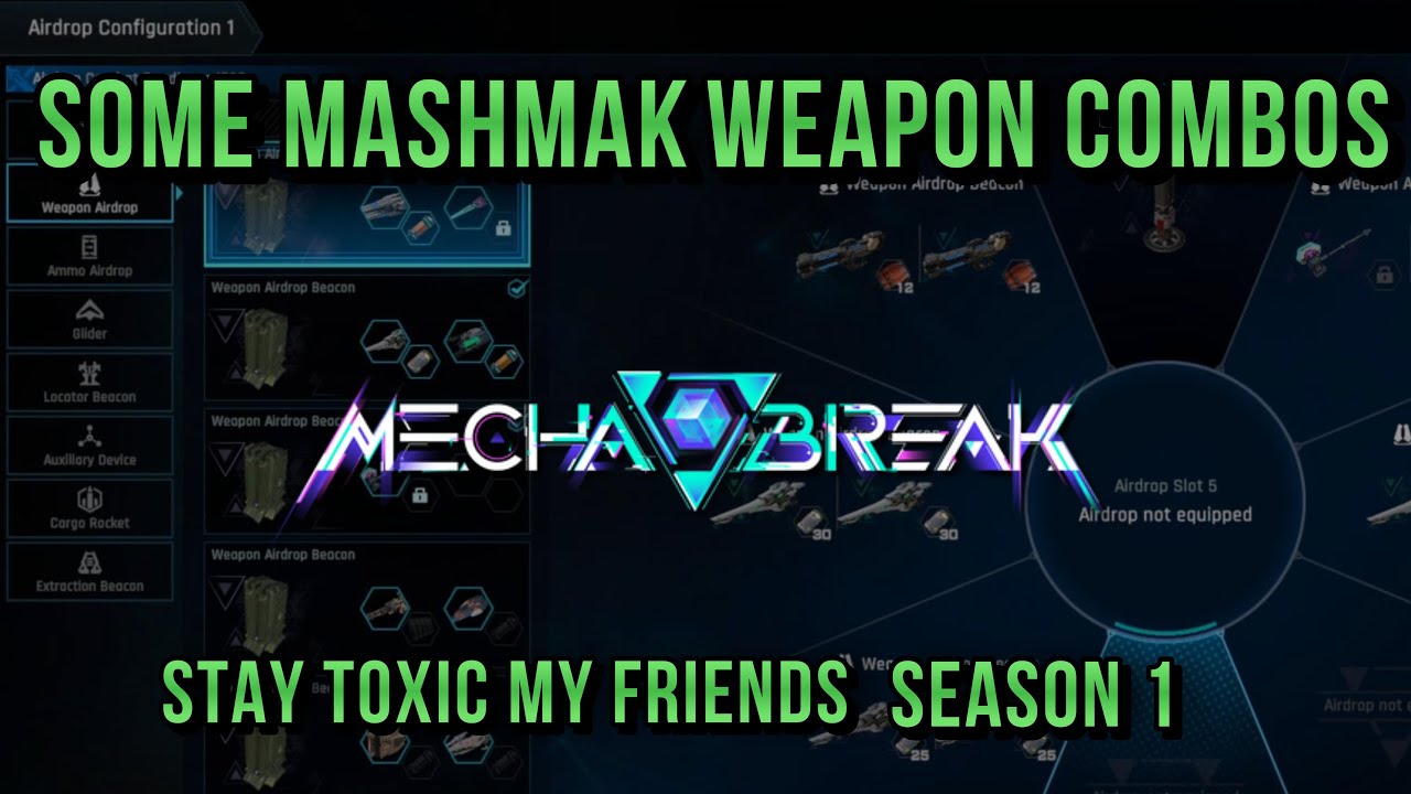 Some Mashmak Weapon Combos - Mecha BREAK - Season 1