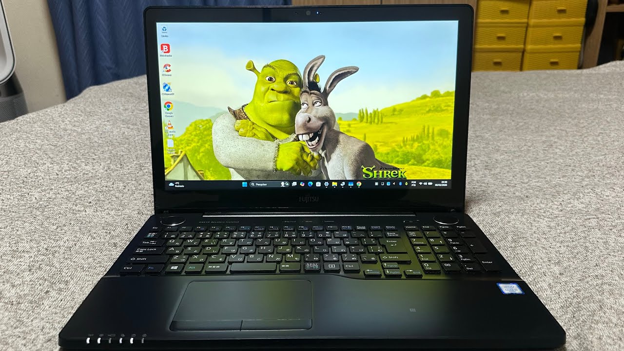 Notebook Fujitsu Core i7 Completo 8G DDR4 SSD 256G HDMI BT Webcam USB3.0 Blu-ray Tela 👆Touch FullHD