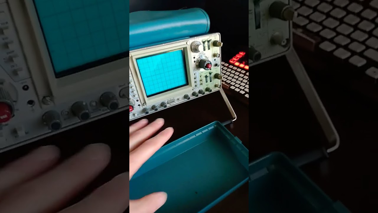 Tektronix 465B oscilloscope!! #electronic #vintage #technology