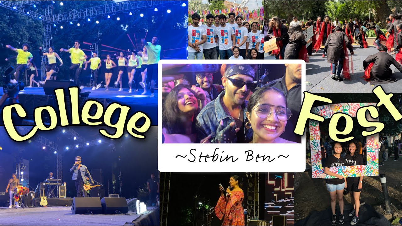 my first college fest | synapse 2022✨🔥 @StebinBenofficial Aashish Solanki