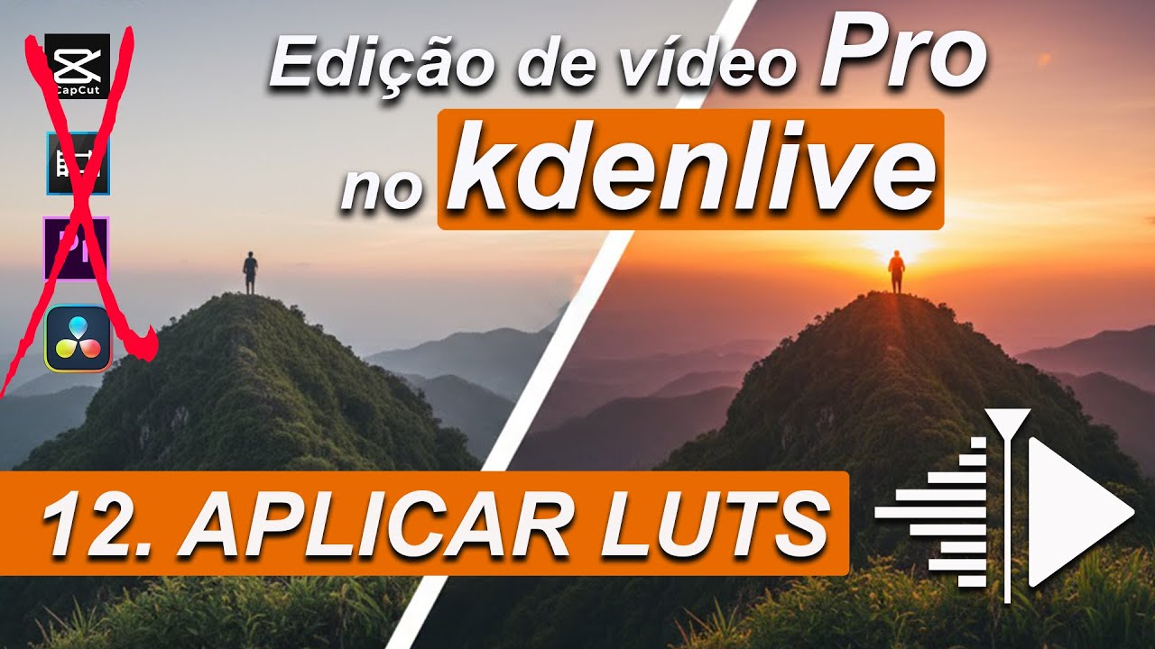 Como aplicar LUTs no Kdenlive