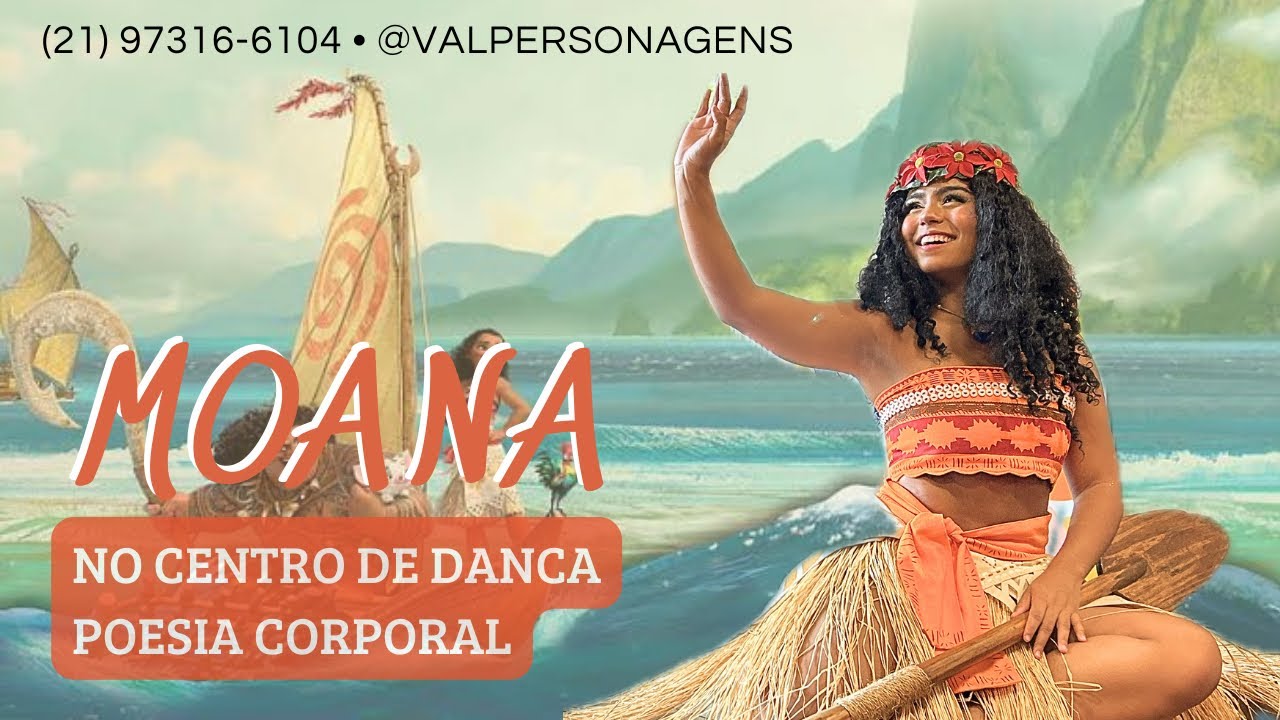 Personagem Vivo Moana | @valpersonagens