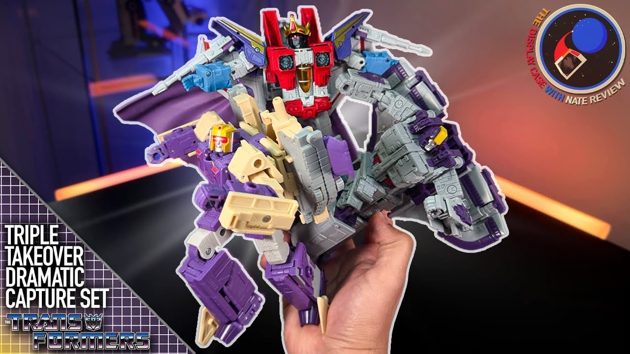 Transformers Triple Takeover Dramatic Capture Series Unboxing & Review