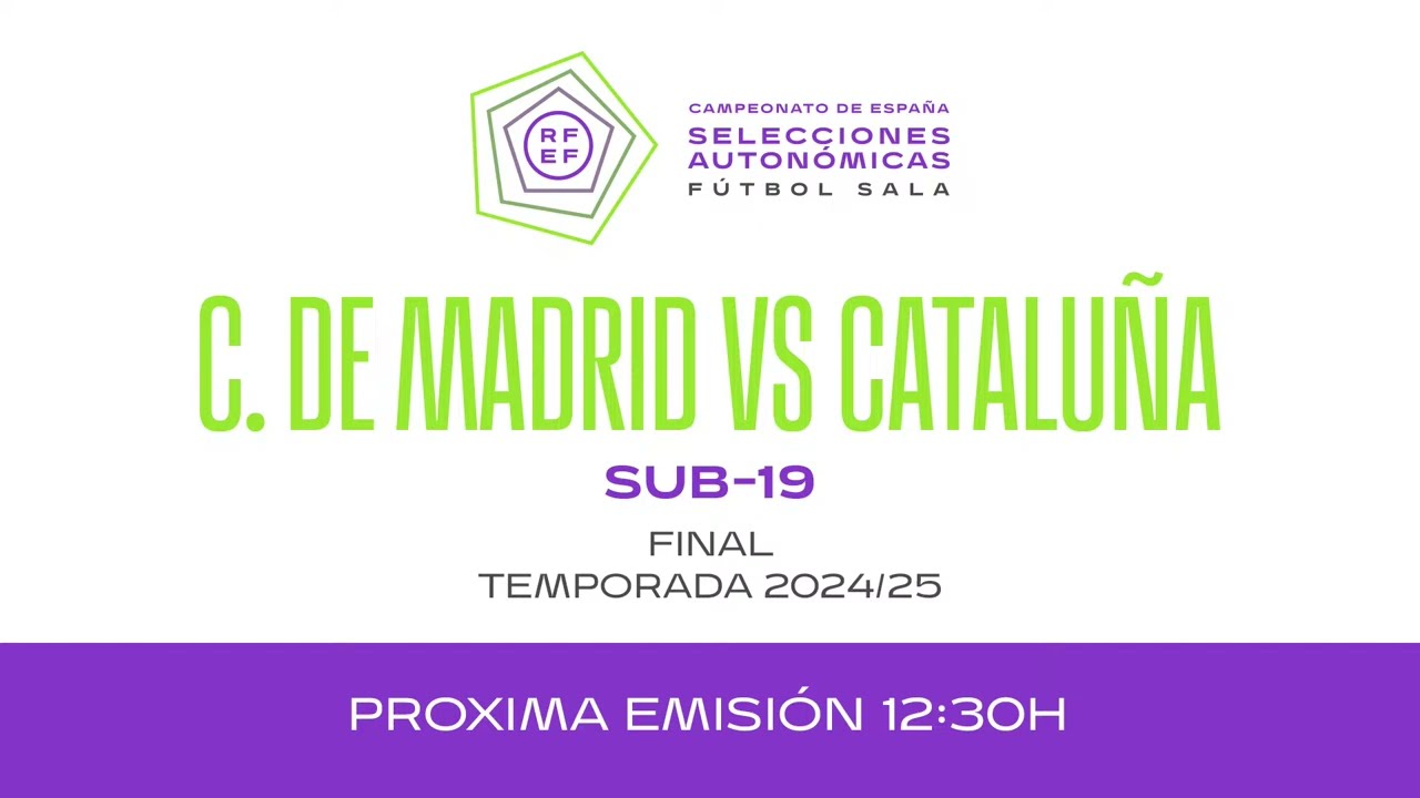 Madrid 4–0 Cataluña | Fútbol sala | Sub-19 femenina | Final, CESA | Temp 2024/25 I 🔴RFEF