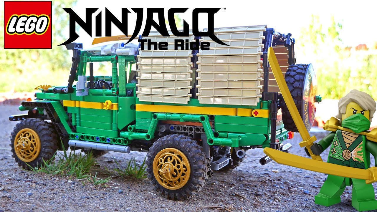 LEGO Ninjago Truck Cruiser for Lloyd Garmadon. New Buwizz APP. RC4WD tires