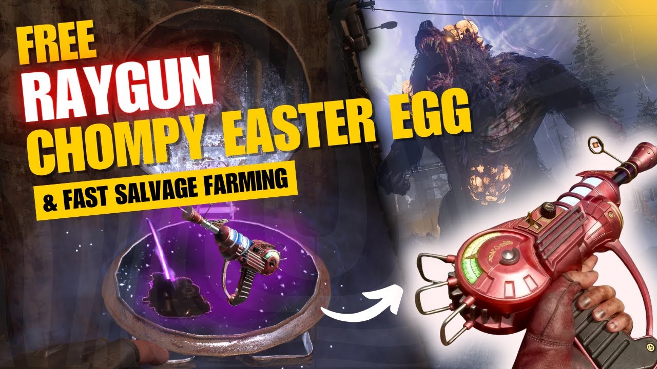 BO7 Zombies: Chompy Trash Can Loot Explained (Ray Gun + Salvage Farm)
