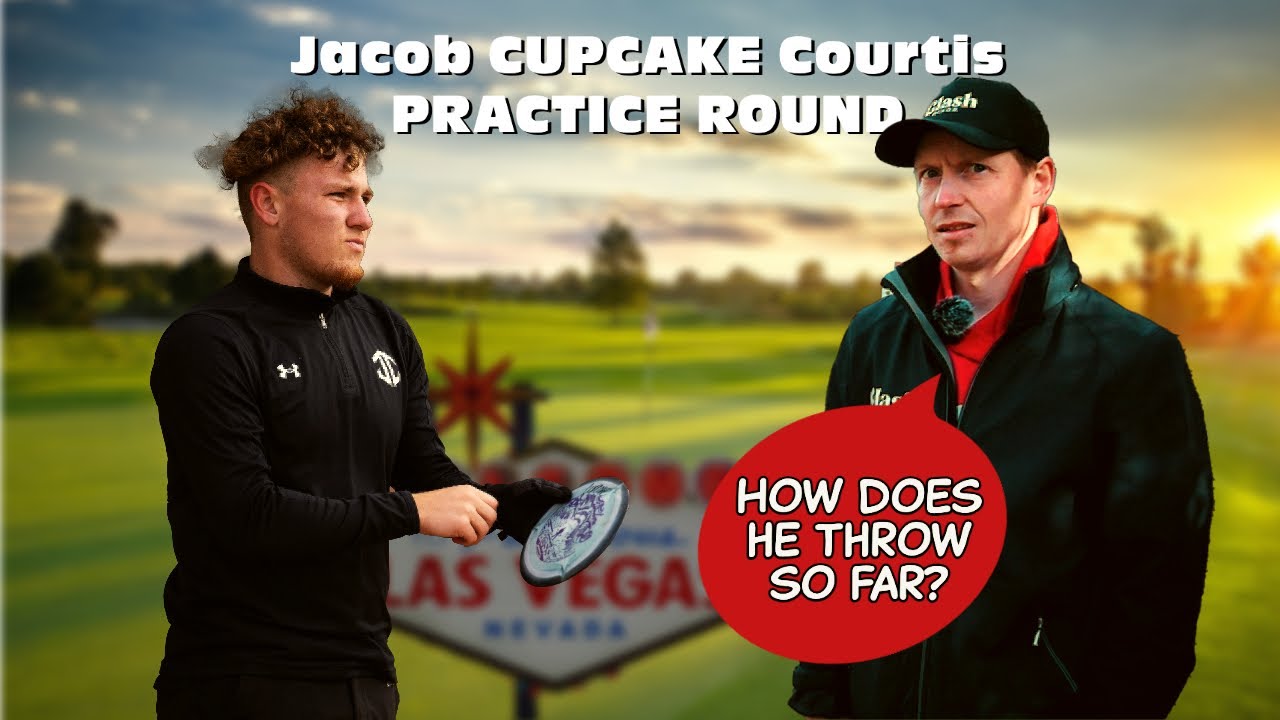 This California kid can throw FARRRR - Practice Round with Jacob CUPCAKE Courtis