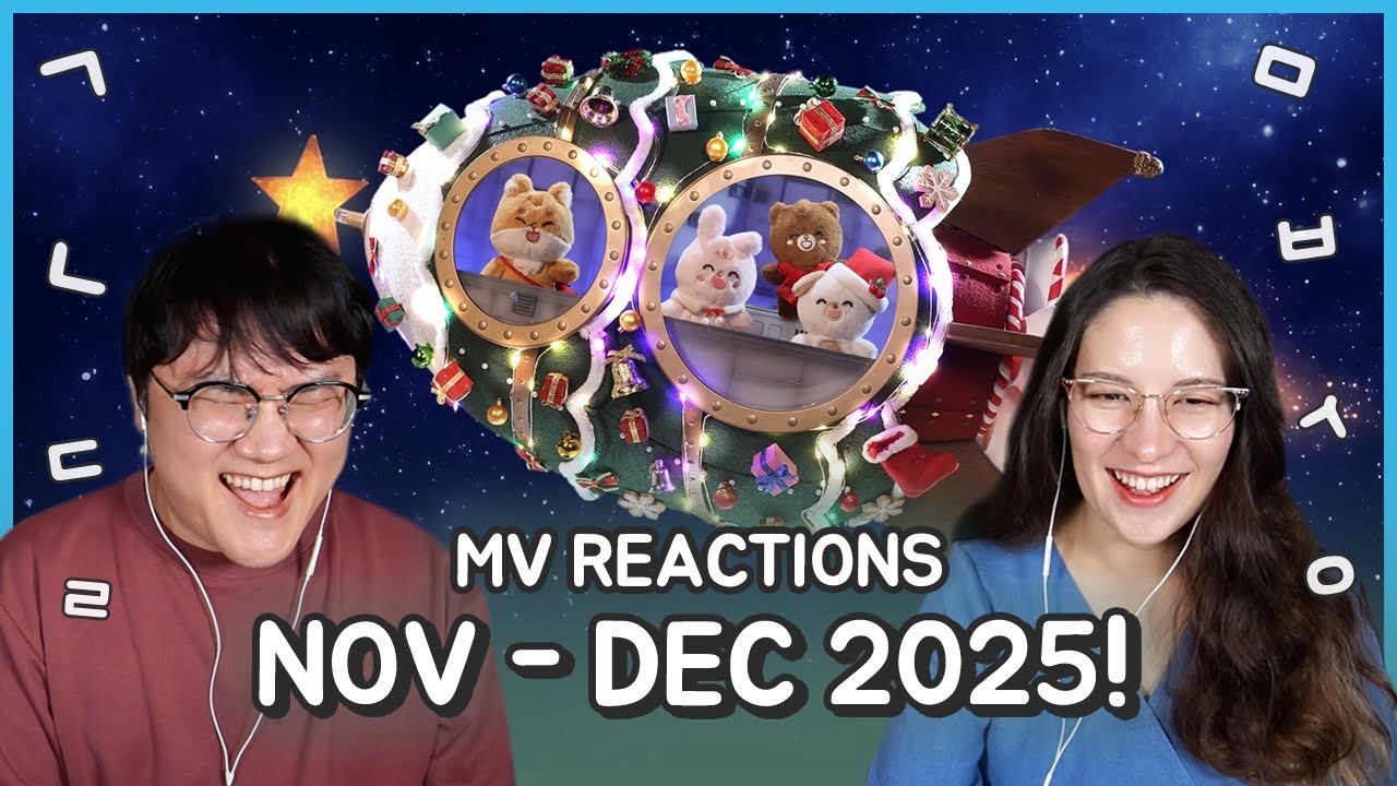 Trilingual 🇺🇸🇰🇷🇯🇵  Couple's KPOP MV REACTION MARATHON! (Nov - Dec 2025)