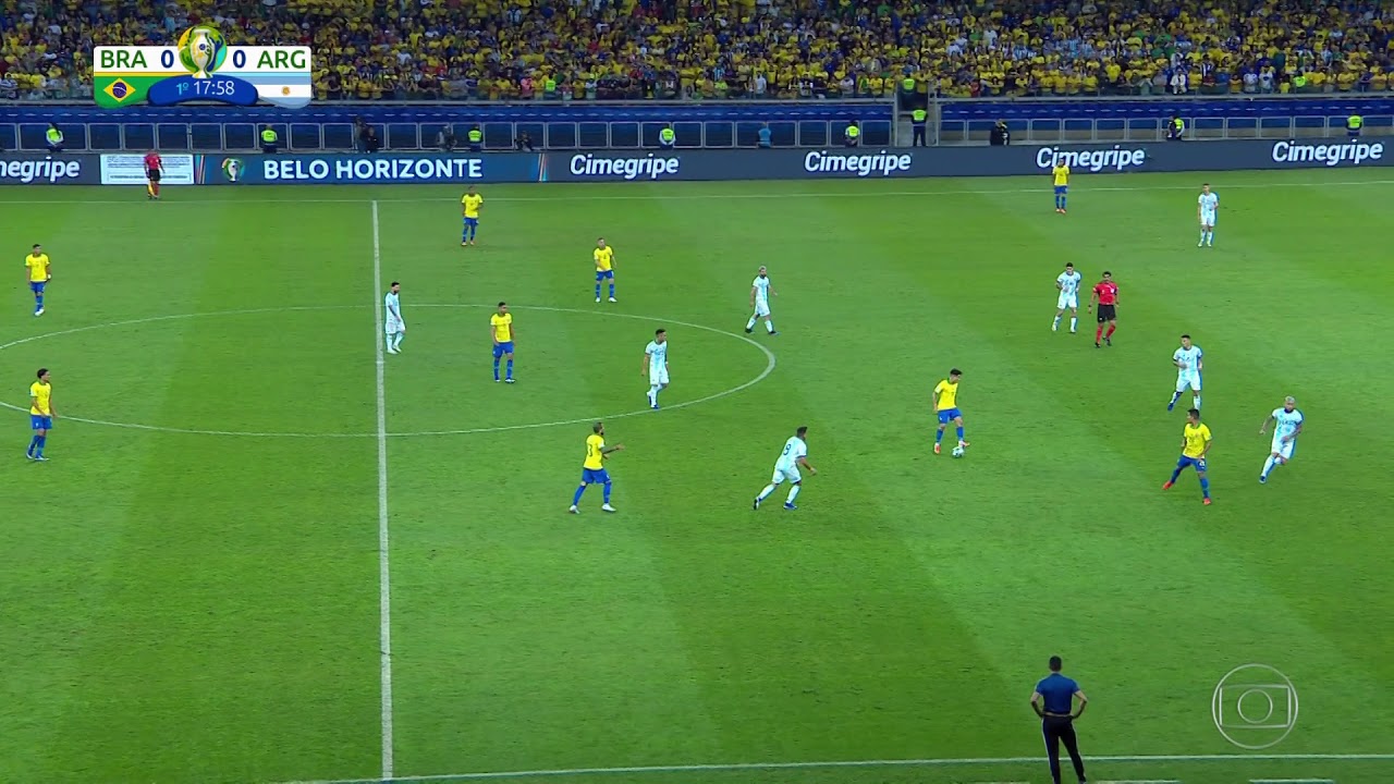 Gol do Brasil, copa Am&eacute;rica Brasil x Argentina