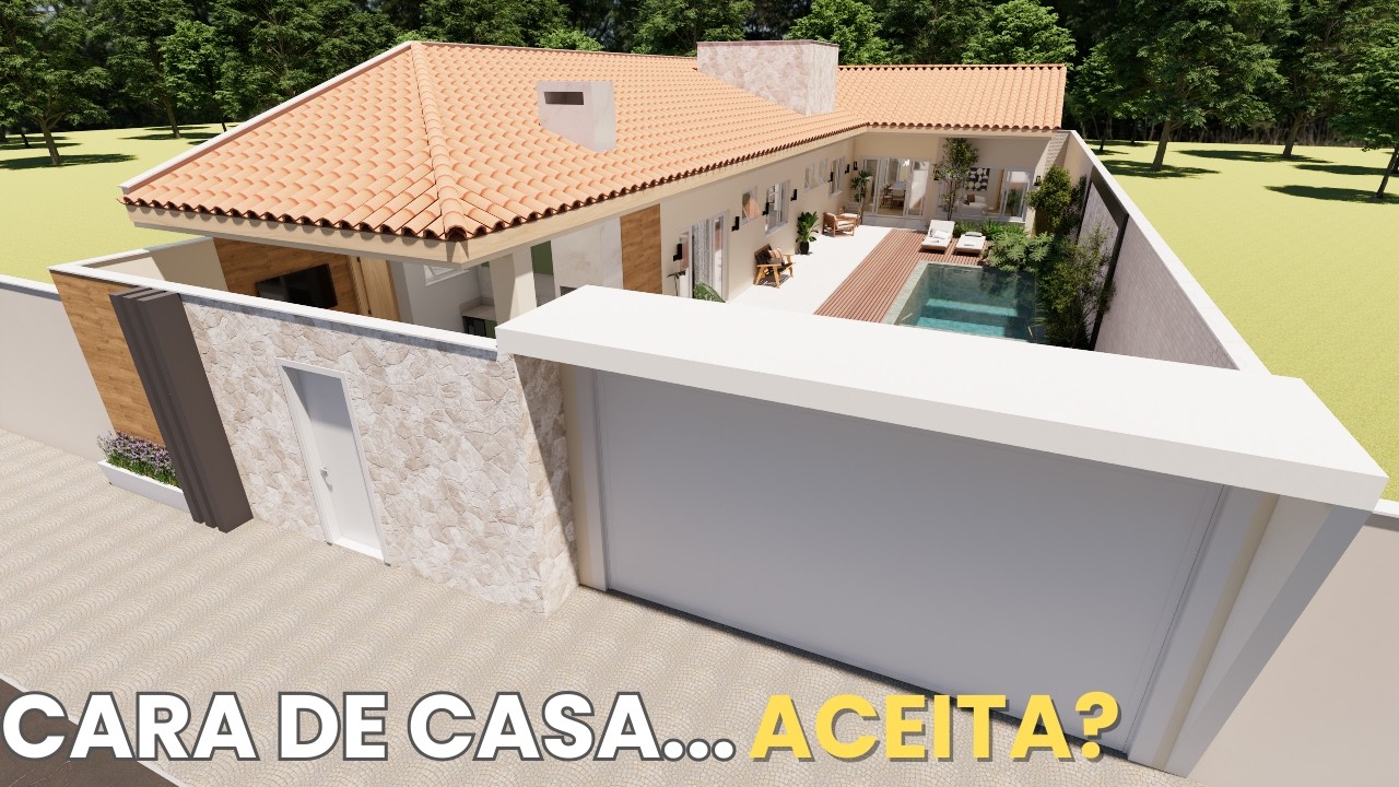 Impossível não se apaixonar: Finalmente uma casa em L com cara de casa!  .Cód365A