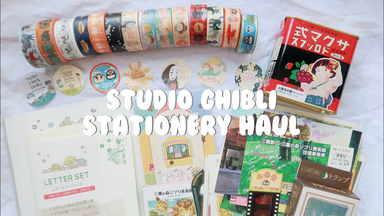 ☁️ Studio Ghibli Stationery Haul | maiden manila