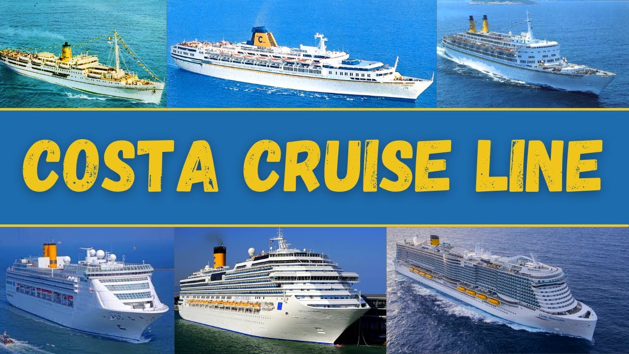〽️EVOLUTION OF SHIPS - COSTA CRUISE LINE #ShipsEvolution