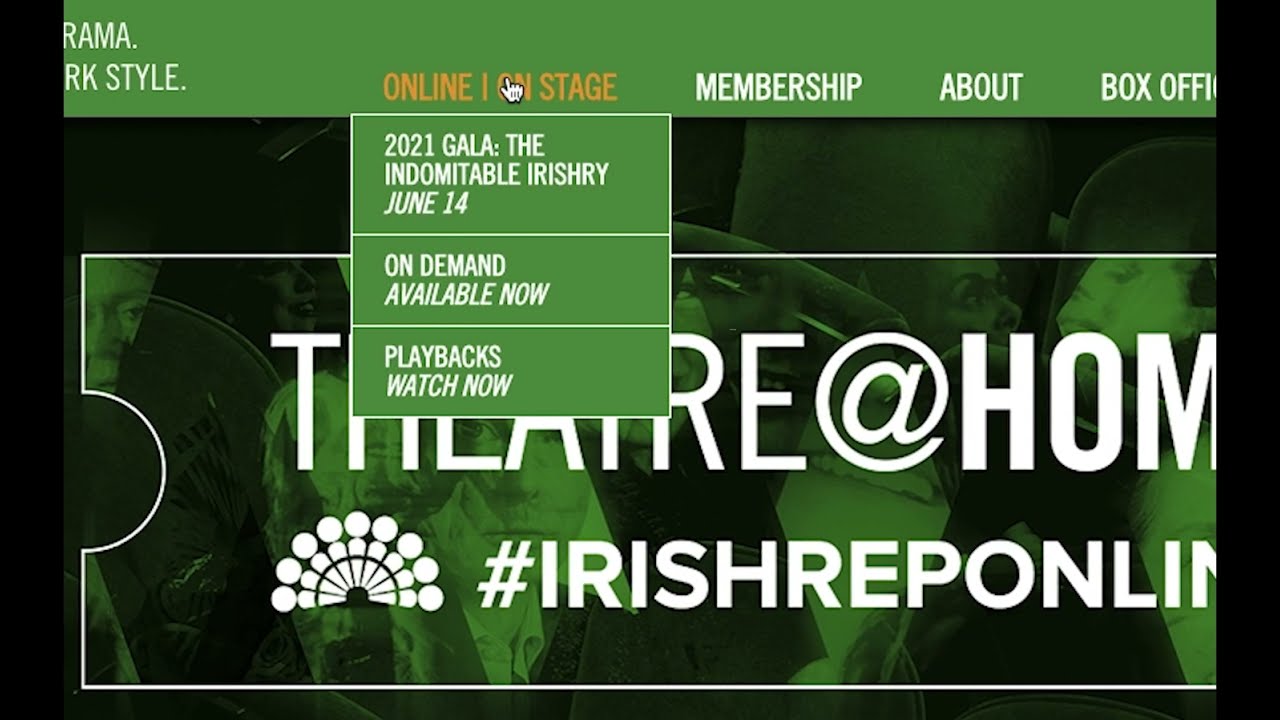 How To Set Up and Log In to Your Theatre @ Home Account - Irish Rep Online